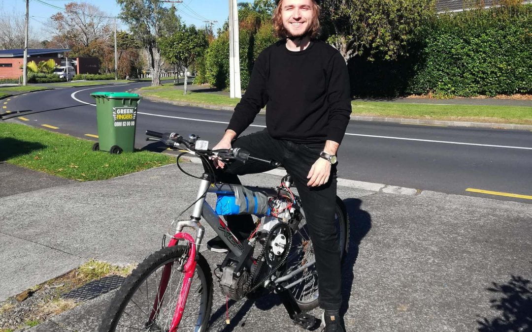 Student profile: E-bike creator Tommy Leigh