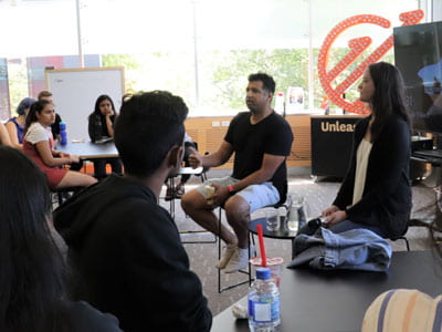 Visitors from Silicon Valley urge students to participate in Velocity
