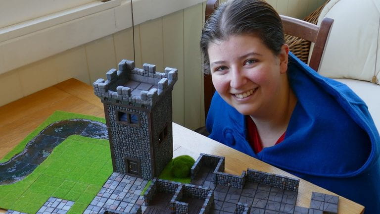 Annabelle Collins went from creating Dungeons and Dragons tiles to helping organise PPE during Covid-19.