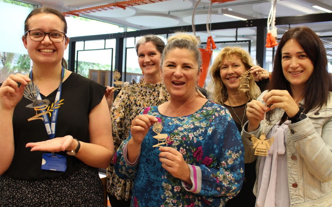 Joy and inspiration at staff Christmas ornament workshops