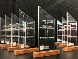 Hynds Innovation Education Awards trophy